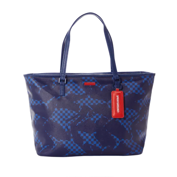 SHARK CHECK (BLUE) TOTE
