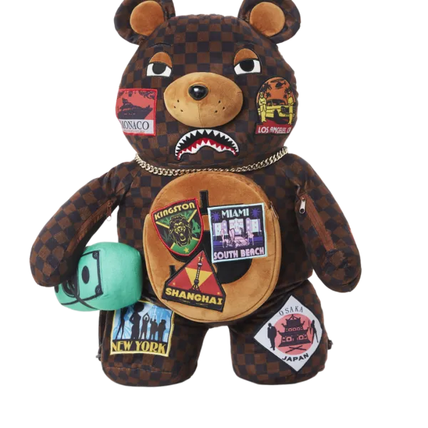 GLOBAL MOGUL MONEYBEAR TEDDYBEAR BACKPACK