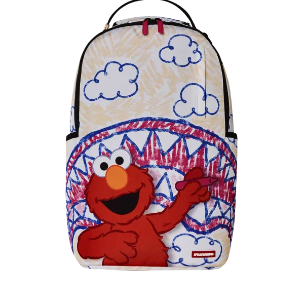 ELMO'S WORLD SHARK SKETCH BACKPACK