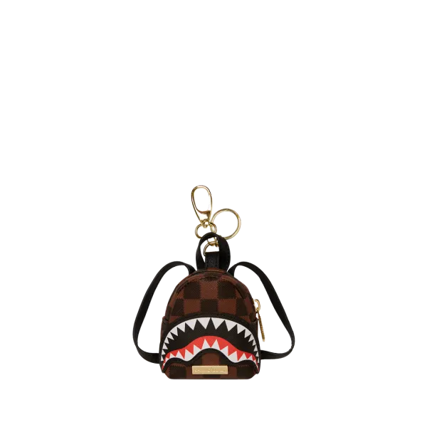 SAWTOOTH SHARKS IN PARIS BACKPACK KEYCHAIN