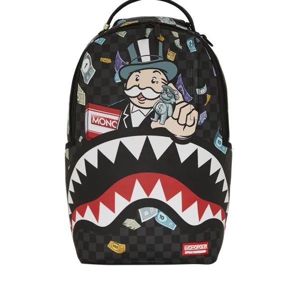 MONOPOLY SHARK RICH BACKPACK