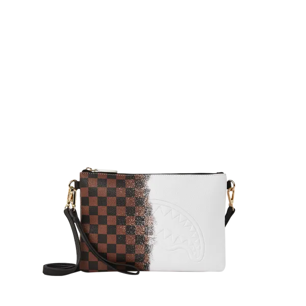 SPRAYSHARKS WORLDWIDE CROSSOVER CLUTCH W/ SHOULDER STRAP