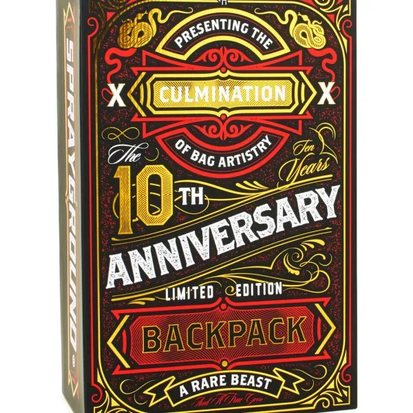 THE 10 YEAR HUSTLE BACKPACK. MYSTERY BOX. NUMBERED 1 OF 100