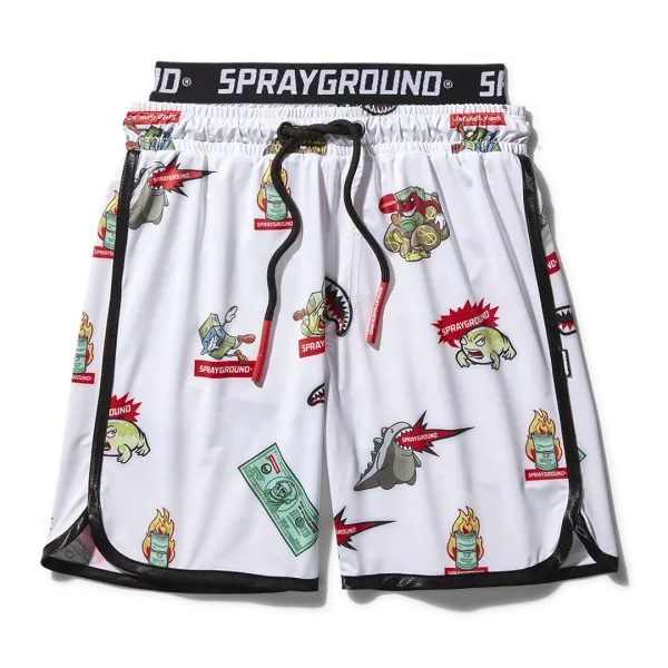 KIDS PATCH ALL-IN SWIM TRUNKS (WHITE)