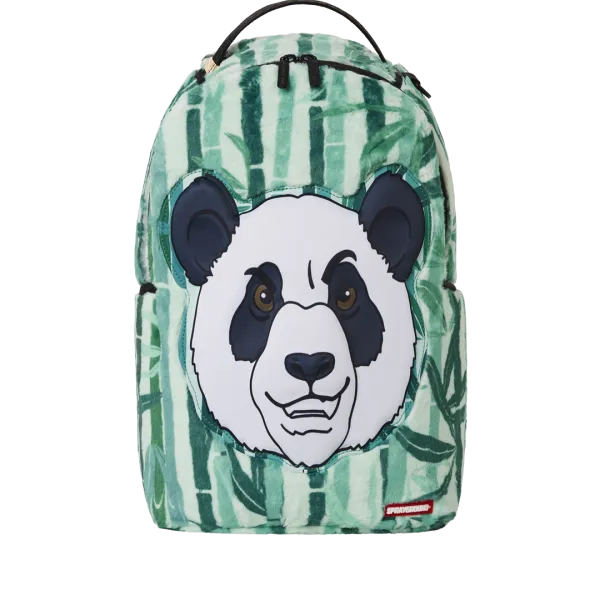PANDA COZY VELOUR FUR BACKPACK