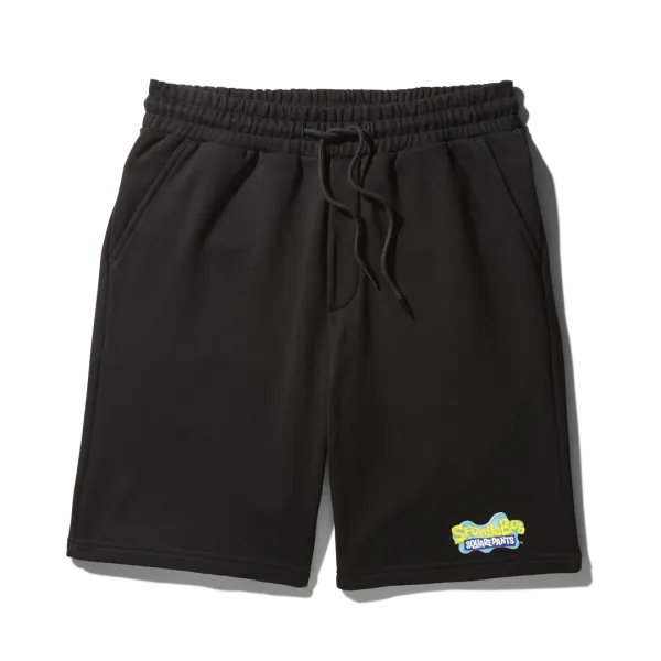 SPONGEBOB KNIT SHORTS (BLACK)