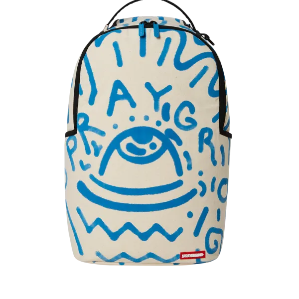 SHEREEN JENKINS CANVAS BACKPACK 1 of 18 CUT FROM LARGE CANVAS ART