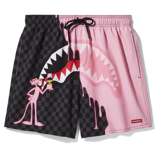 PINK PANTHER PINK PAINTER SWIM SHORTS