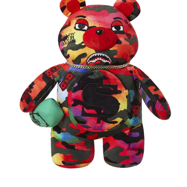 CAMOBURST MONEYBEAR TEDDYBEAR BACKPACK