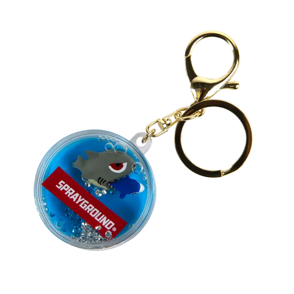 FISH TANK LIQUID KEYCHAIN