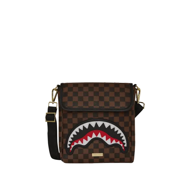 SAWTOOTH SHARKS IN PARIS MESSENGER SLING