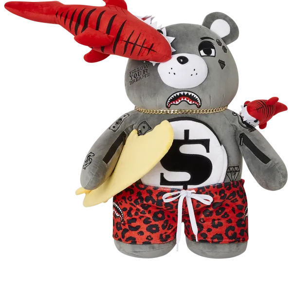 SHARK FRIENDS MONEYBEAR TEDDYBEAR BACKPACK