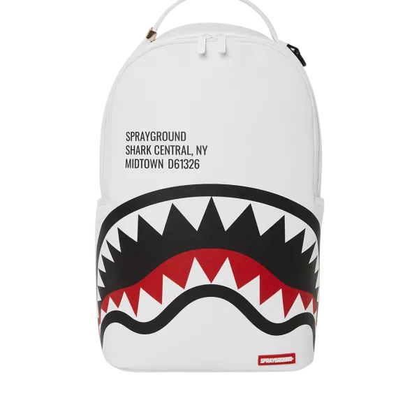 SHARK CENTRAL (WHT) BACKPACK (DLXV)