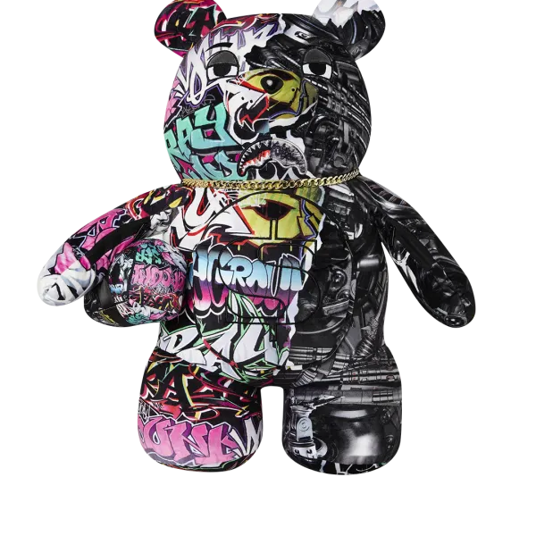 NEW CITY ANDROID MONEYBEAR TEDDYBEAR BACKPACK