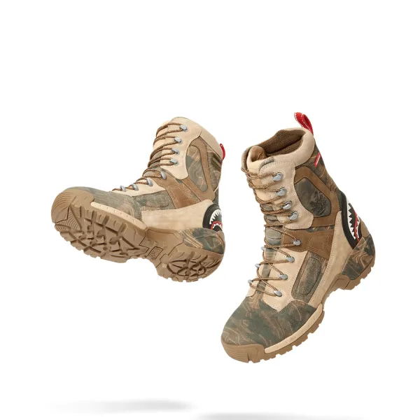 CAMO TERRAIN FUERZA COBRA PARATROOPER BOOTS - MADE IN COLOMBIA NUMBERED 1/280 PAIRS
