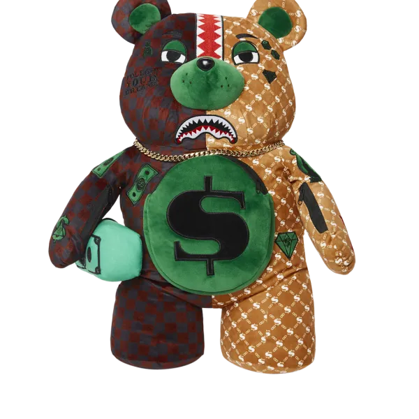 MONEY BEAR TEDDYBEAR BACKPACK PARIS VS FLORENCE